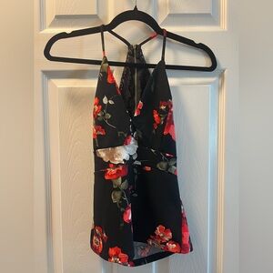 Floral Halter Top